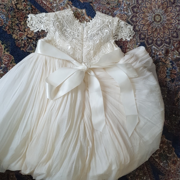 Designer Customized Baptism dress with swarovski - Picture 4 of 5